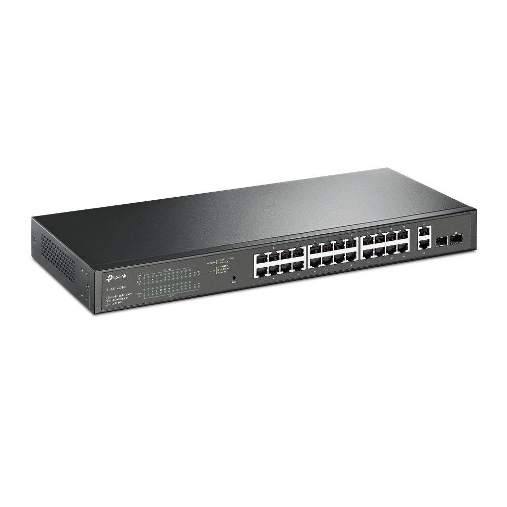 TP-LINK TL-SG1428PE 24 PORT GIGABIT + 2XGIGABIT RJ45SFP UPLINK YÖNETİLEBİLİR 250W POE RACKMOUNT SWITCH - 6