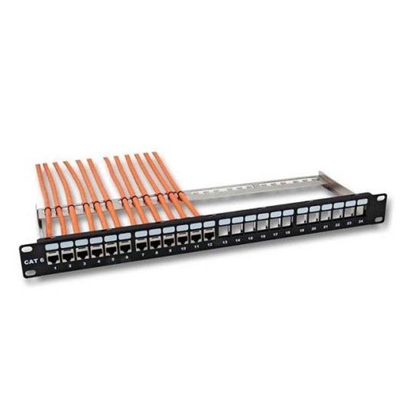 URANIUM 24 PORT UB24-3824L CAT6 BOŞ PATCH PANEL (10C-SB1U24PCAT6URE1A) - 1