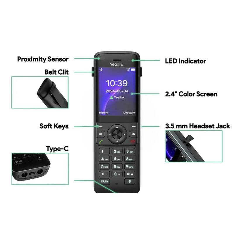 YEALINK AX83H WIFI IP DECT TELEFON - 7