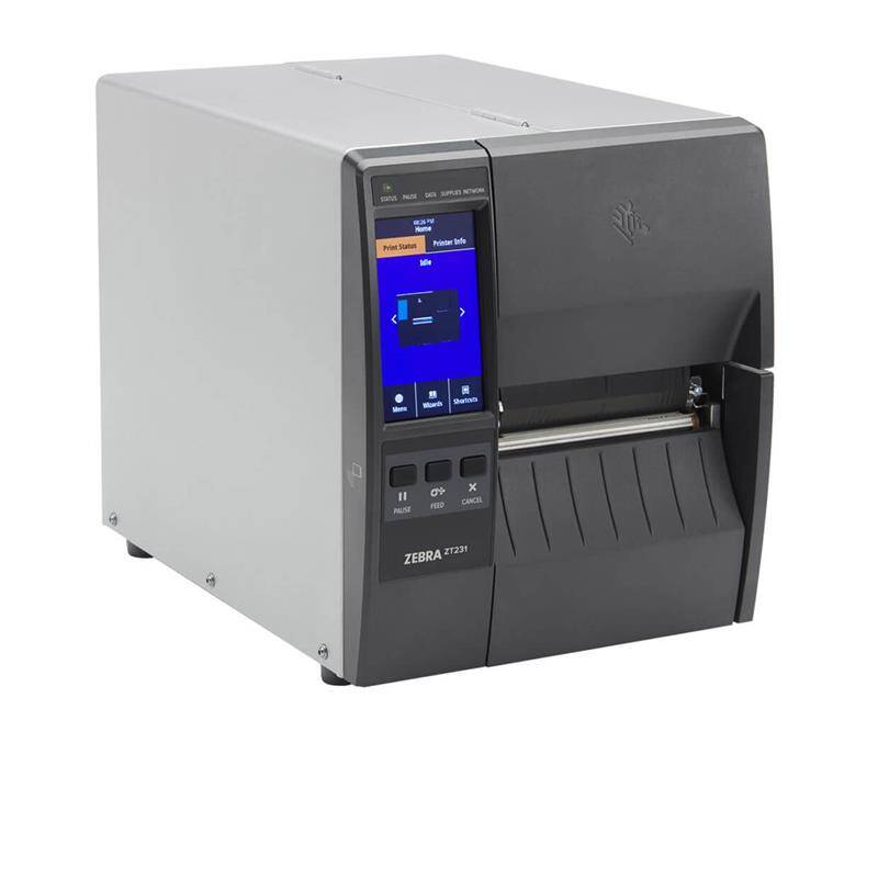 ZEBRA ZT231 (ZT23142-T0E000FZ) 203DPI TERMAL TRANSFER USB+SERİ+ETHERNET METAL KASA END. BARKOD YAZICI (RİBONLU KULLANIM) - 5